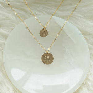 Gold Filled - Disc Necklace (15mm)