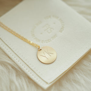 Gold Filled - Disc Necklace (15mm)