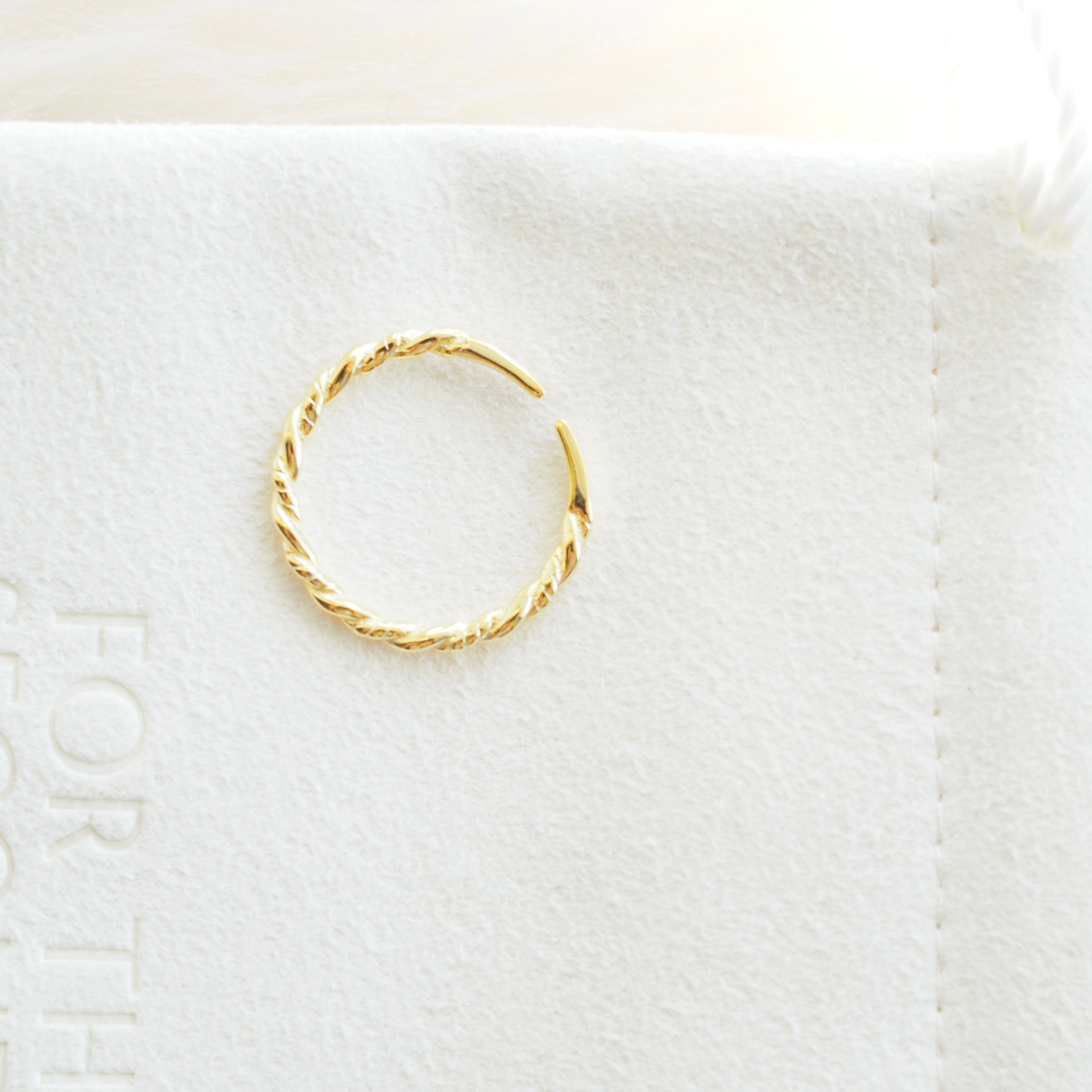 french stacking ring | gold vermeil