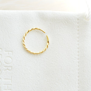 french stacking ring | gold vermeil