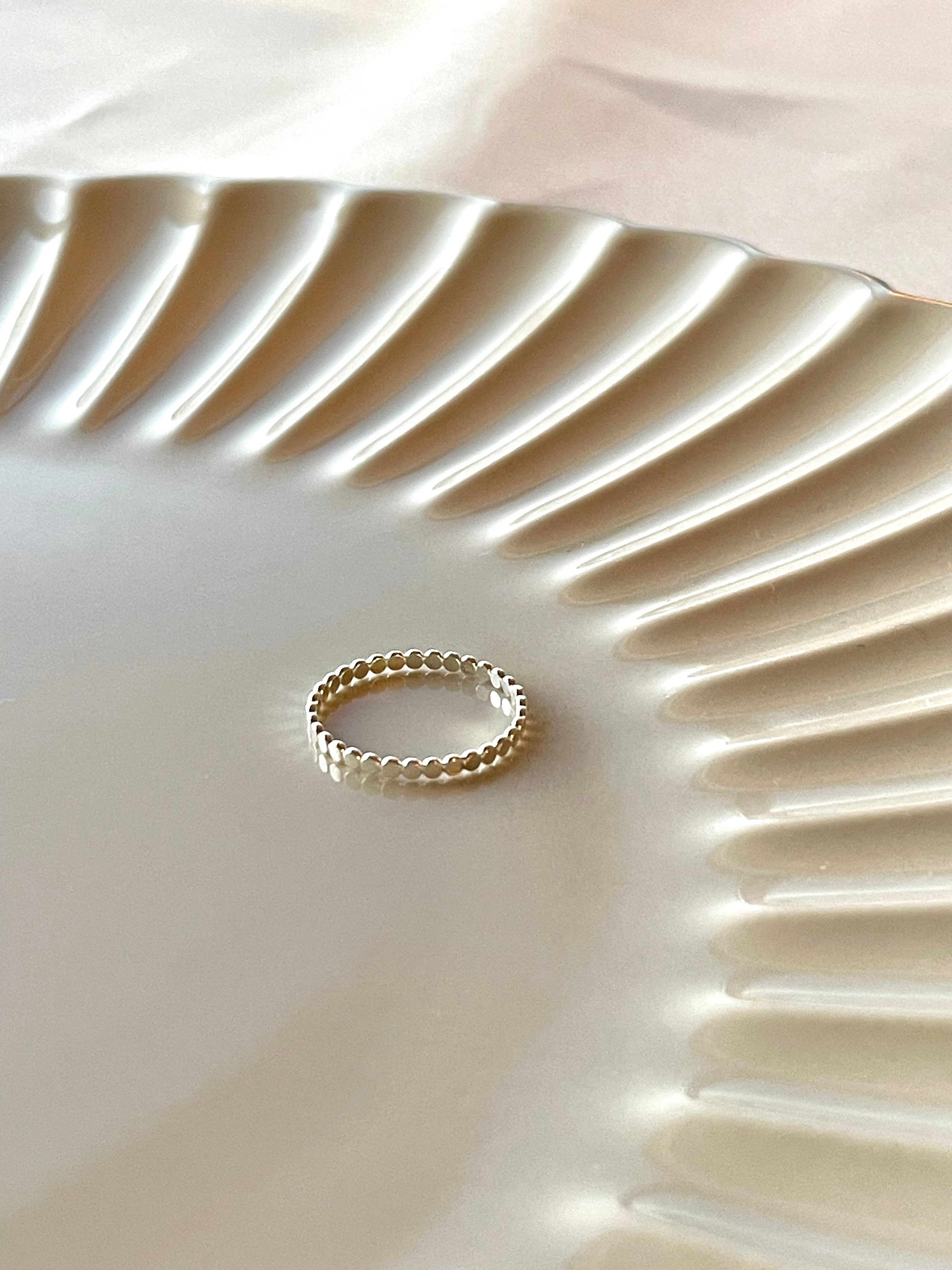 bubble ring | silver