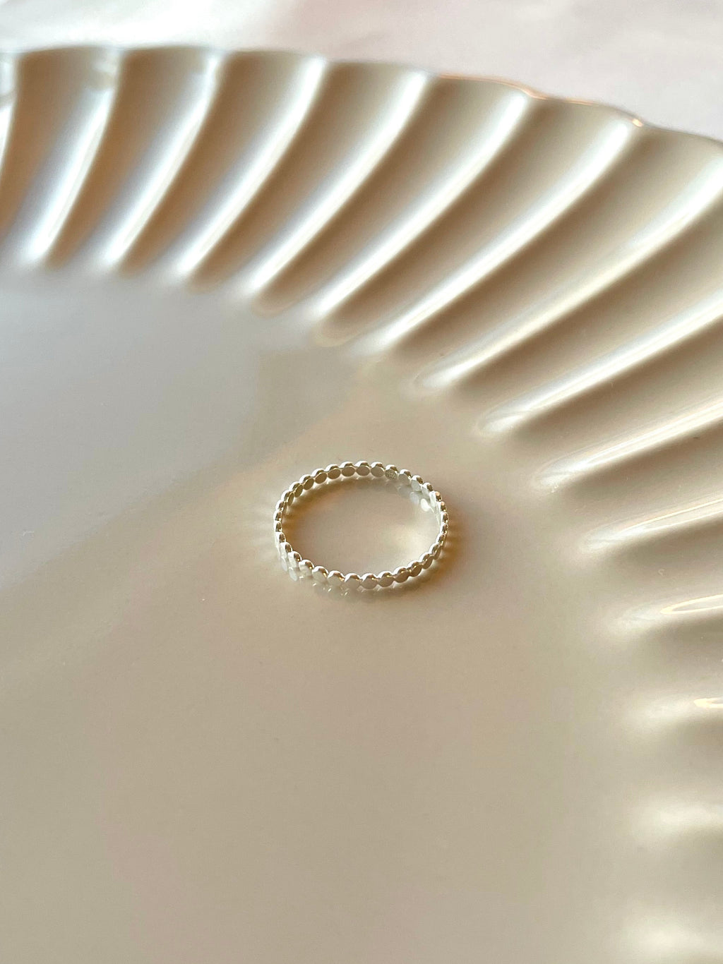 bubble ring | silver