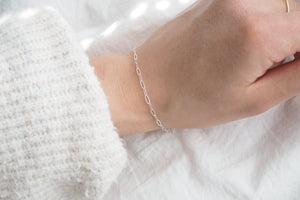 clip bracelet | silver
