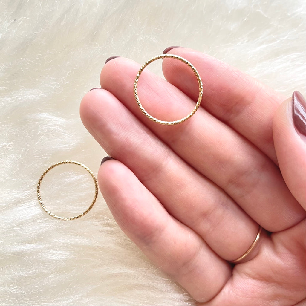 yvonne stacking ring | gold filled